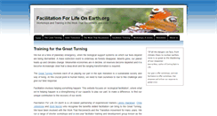 Desktop Screenshot of facilitationforlifeonearth.org